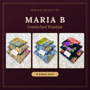 Maria.B Printed 3pc Khaddar Collection